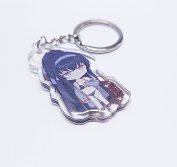 Acrylic keychain featuring Ui from Blue Archive