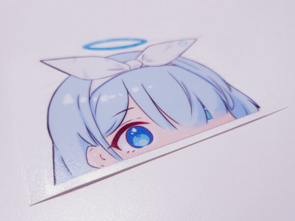 Peeker sticker featuring Arona from Blue Archive